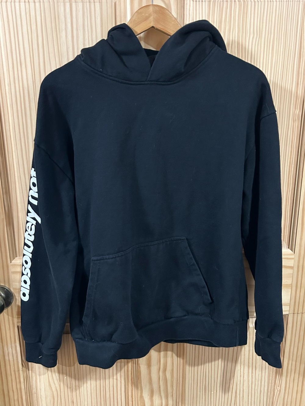 Black Hoodie - Woman’s  Pullover Sweatshirt
